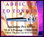 Takamine Pro Series TLD 2 Line Driver Preamp / CHROME / Genuine OEM Part