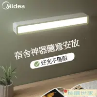 在飛比找樂天市場購物網優惠-【檯燈 閱讀燈 觸控燈】美的LED酷斃燈充電大學生宿舍寢室床