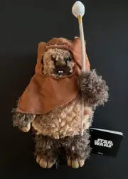 Star Wars Wicket Ewok Plush by Takara Tomy Arts with Tag Rare Collector's Item