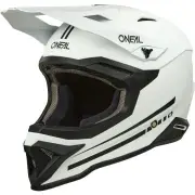O'NEAL 1SRS Solid Matt White Motocross Helmet