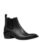 ORION BLACK LEATHER BOOTS