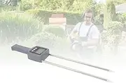 Digital Display Hay Tester, Compact Portable Hay Water Meter with Probe for Monitoring Alfalfa, Forage Grass, Measuring Range: 0-70%
