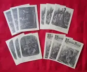 HARPERS BAZAAR - (12) Assorted Note Cards w/Envelopes - 1875 - Free Shipping!!!!