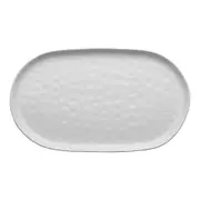 Ecology Speckle Milk 40cm Stoneware Oval Food Serving Platter Tableware White