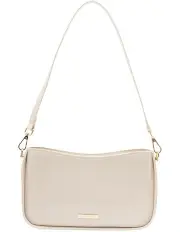 [Mocha] Willow Patent Crossbody Bag in Oat