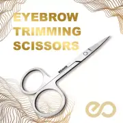 Eyebrow Trimming Scissors Eyelash Nose Hair Cut Manicure Tweezers Beauty Tool AU