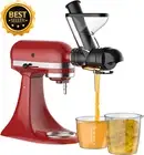 Masticating Juicer Attachment for KitchenAid Stand Mixer Cold Press Dual Chute