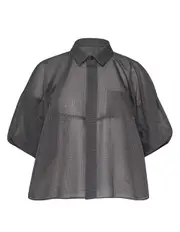 [sacai] Chalk Stripe Glencheck Shirt