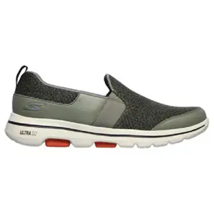 Skechers 鞋子專門步行男士橄欖藍色和皮革 216017-OLV 藍色, 超柔軟 PU 皮革