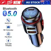 Bluetooth5.0 Wireless Radio Car FM Transmitter PD Dual USB Charger MP3 Player