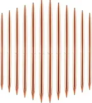 Juvale 12 Pack Rose Gold Ballpoint Pens with Black Ink, Bulk Fancy Metallic Pen Set for Women, Wedding Guest Book, Office Supplies (1mm Medium Point)