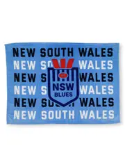 NSW State Of Origin Throw Rug One Size NSW (SOLID)