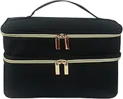 Double Layer Sewing Organiser, Sewing Basket Large, Sewing Box, Sewing Kit Box, Double-Layer Sewing Supplies Organizer Accessories Storage Bag for Thread, Needles Pins Buttons (Bag Only)