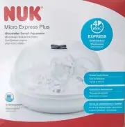 Microwave Baby Bottle Steam Sterilizer NUK NEW In Box Made In Germany
