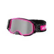 Castle X Stage II OTG Snowmobile Goggle - Matte Pink Glo