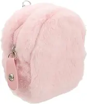 [Generic] Cute Plush Bag for Plush Pouch with Keyring Soft Coin Purse for Earphones and Small Essentials Aesthetic Portable Wallet