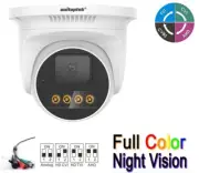 2MP 1080P Analog CCTV Indoor Dome Camera 4in1 TVI AHD CVI BNC Coax 3.6mm Lens
