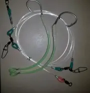 250LB SEA BOTTOM RIG 2 LUMO DROPPERS SWAPPABLE 12/0 TUNA CIRCLE HOOKS