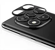 Camera Screen Protector Compatible with Redmi Note 14 Pro 4G, [Pack of 2] Metal Camera Protective Frame, [Scratch-Resistant] Protective Film Camera - Black