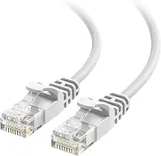 Cable Matters 10Gbps Snagless Ultra Thin Cat 6 Ethernet Cable - 0.9m, Short Cat 6 Cable, Thin Cat6 Network Cord, White