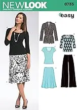 Newlook 6735 Misses' Sewing Pattern Sportswear Separates, Size 10-12-14-16-18-20-22