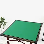 BeLongsYou Mahjong Mat, Anti-Slip Cover for Board Games, Table Protector Pad, Universal Tile Game Cushion, Green, 40x40cm