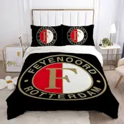 v161 Bed Sheets Bear Cover Double Comforter Bedding Sets Bedding Set Duvet F-feyenoords fc Cover Queen Comforter Sets Quilt Pillowcase Quilt 3-Piec...