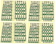 Vaguelly Guitar Notes Fretboard Stickers 10 Pack Decals for 6 String Acoustic/Electric Guitars