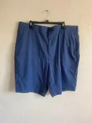 NWT Mens Ben Hogan Performance Blue Peacoat Print Golf Shorts Men’s Size 44 SPF