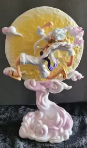One Piece Nika Luffy Running To Moon 34cm PVC Figure Statue