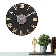Outdoor Clock For Patio - Waterproof Wall-Mounted Disk-Style Large Clock - Home Decoration Modern Timer, Battery-Operated Timekeeping Device For Housewarming