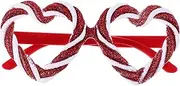[GALPADA] Stylish Candy Heart Glasses Novelty Party Eyewear for Photo Booth Props for Events Adorable Valentine Day Cosplay Accessories Unique Decorative Party Favors