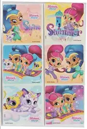 25 Shimmer and Shine Stickers, 2.5" x 2.5" each, Party Favors