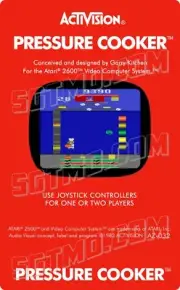 Atari 2600 Replacement Label - Pressure Cooker