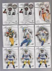 ( 18 ) LOS ANGELES RAMS 2023 PANINI PRESTIGE TEAM LOT - VETERANS - ROOKIES