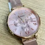 TIVOLINA三針米蘭帶時尚錶(玫瑰金殼、玫瑰金錶帶)