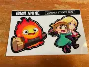 Howl's Moving Castle Studio Ghibli Decal Sticker Bam Anime Exclusive 6" x 4.75"