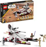 LEGO 75342 Star Wars Republic Fighter Tank Set Purple 187th Legion Clone