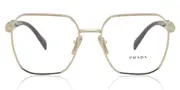 Prada PR 56ZV Asian Fit ZVN1O1 Men's Glasses Gold Size 53 - Private Health Rebate - Blue Light Block Available