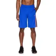 And1 Mens Drawstring Basketball Shorts Blue/Orange Size Large 11inch inseam New