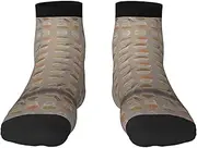 [YANYU] Egg Cup Noodle Ramen Print Workout Everyday Socks For Men And Women All Seasons Comfortable Adult Socks
