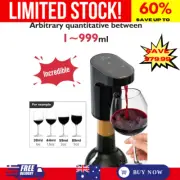 Electric Wine Decanter Aerator Dispenser Pourer - Adjustable Whiskey Liquor Pump