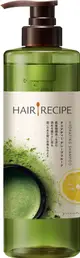 髪的食譜HAIR RECIPE/ 530ML/ 綠茶柚子淨油保濕水感洗髮露