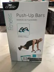 Crane Fitness Contoured Push Up Bars New In Box