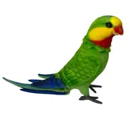 [Hansa] Poseable Superb Parrot Plush Toy 30cm