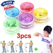 3Pack Kids Toys YoYo Ball Toys Trick Speed Light Up Gifts Clutch Mechanism