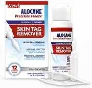 ALOCANE Precision Freeze Skin Tag Remover with 12 Precision Tip Applicators