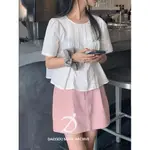 【CODIBOOK】韓國 DAILYJOU 短版蕾絲雪紡衫 - 2 COLOR［預購］襯衫 女裝