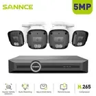 SANNCE 5MP 8CH NVR PoE Security Camera System Home Surveillance Audio Recording