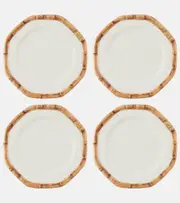 [Les-Ottomans] Les-Ottomans Bamboo set of 4 ceramic dinner plates
